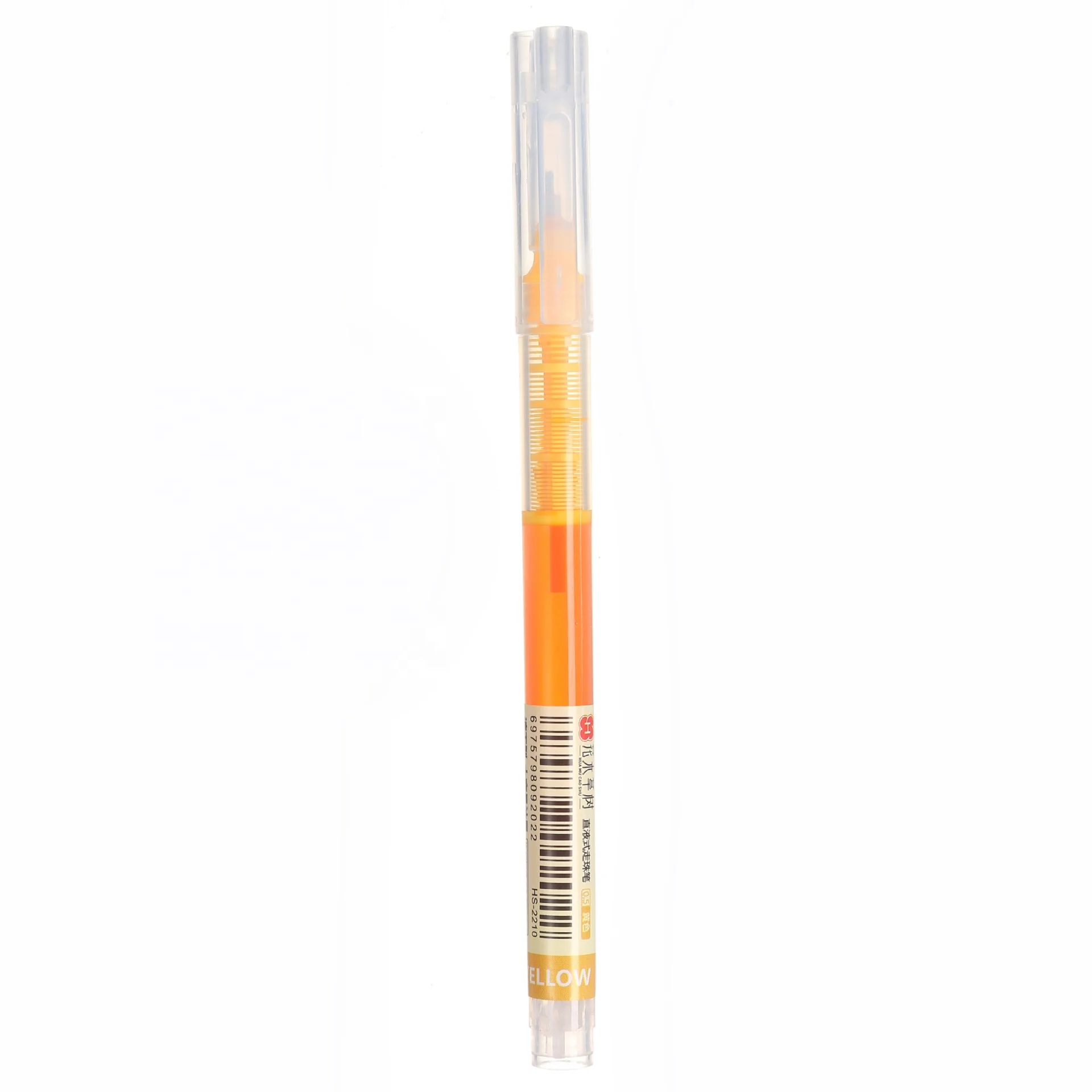 New 12 colors straight liquid Rollerball pen quick drying needle tip pen big capacity fluid writer  color gel pen