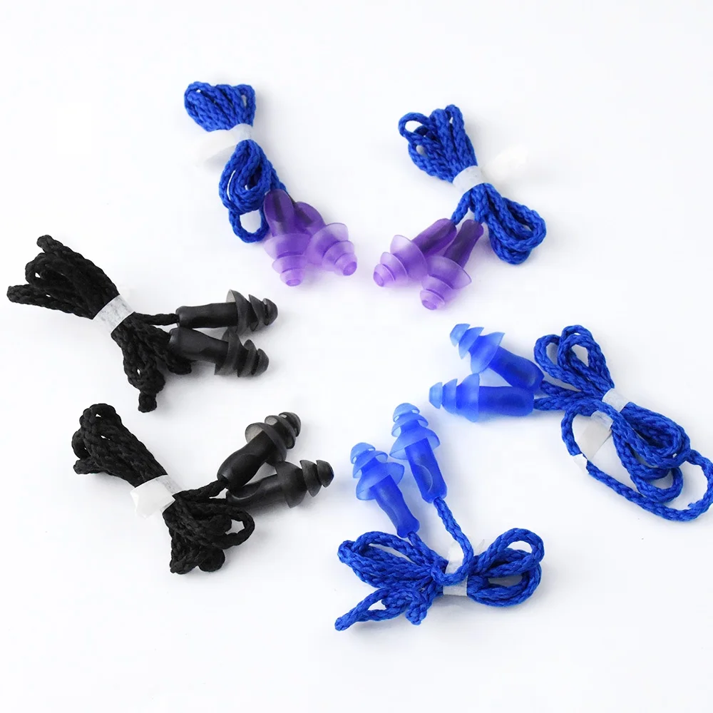 Waterproof Noise Reduction Earplugs Reusable Silicone Ear Plugs for Sleeping, Swimming, Snoring, Concerts