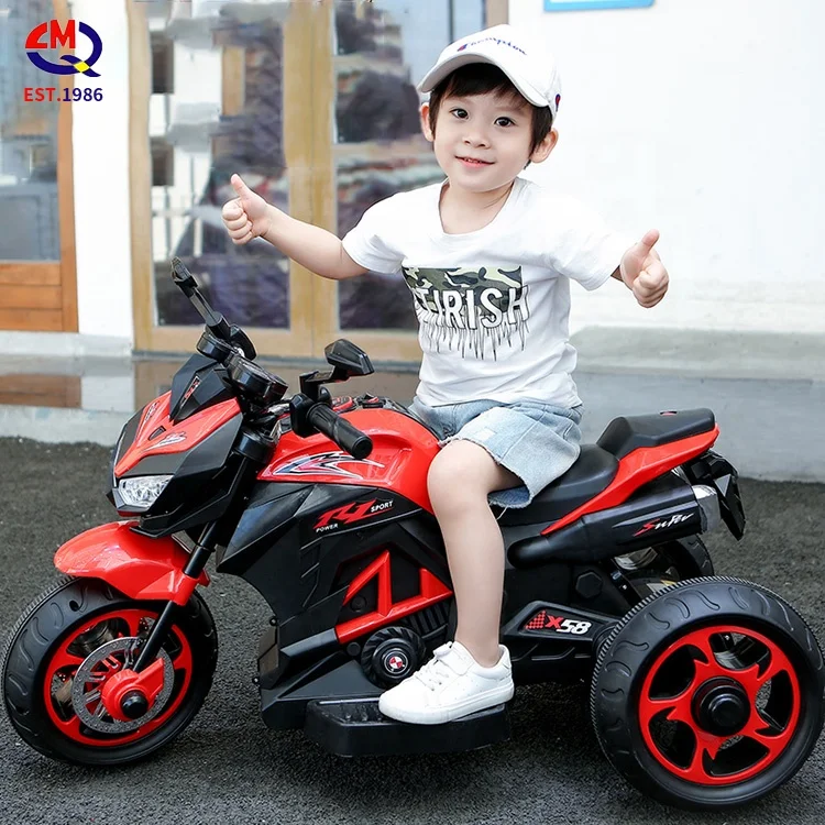 Новый дизайн, Детский Электрический мотоцикл, детский игрушечный автомобиль, большой Электрический трехколесный велосипед, детский мотоцикл с аккумулятором