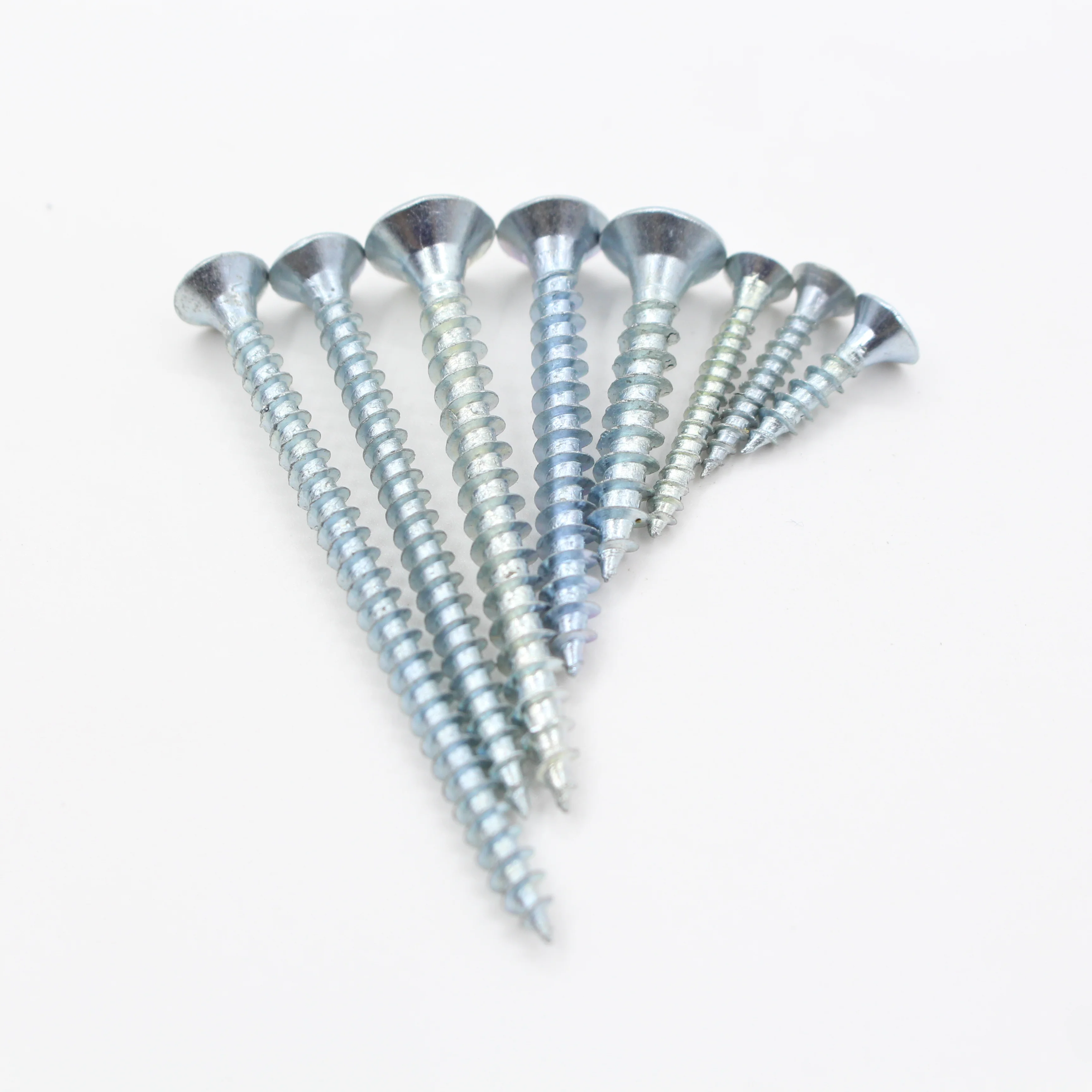 CSK countersunk Self drilling screws shinning Zinc Plated finish for table and chair