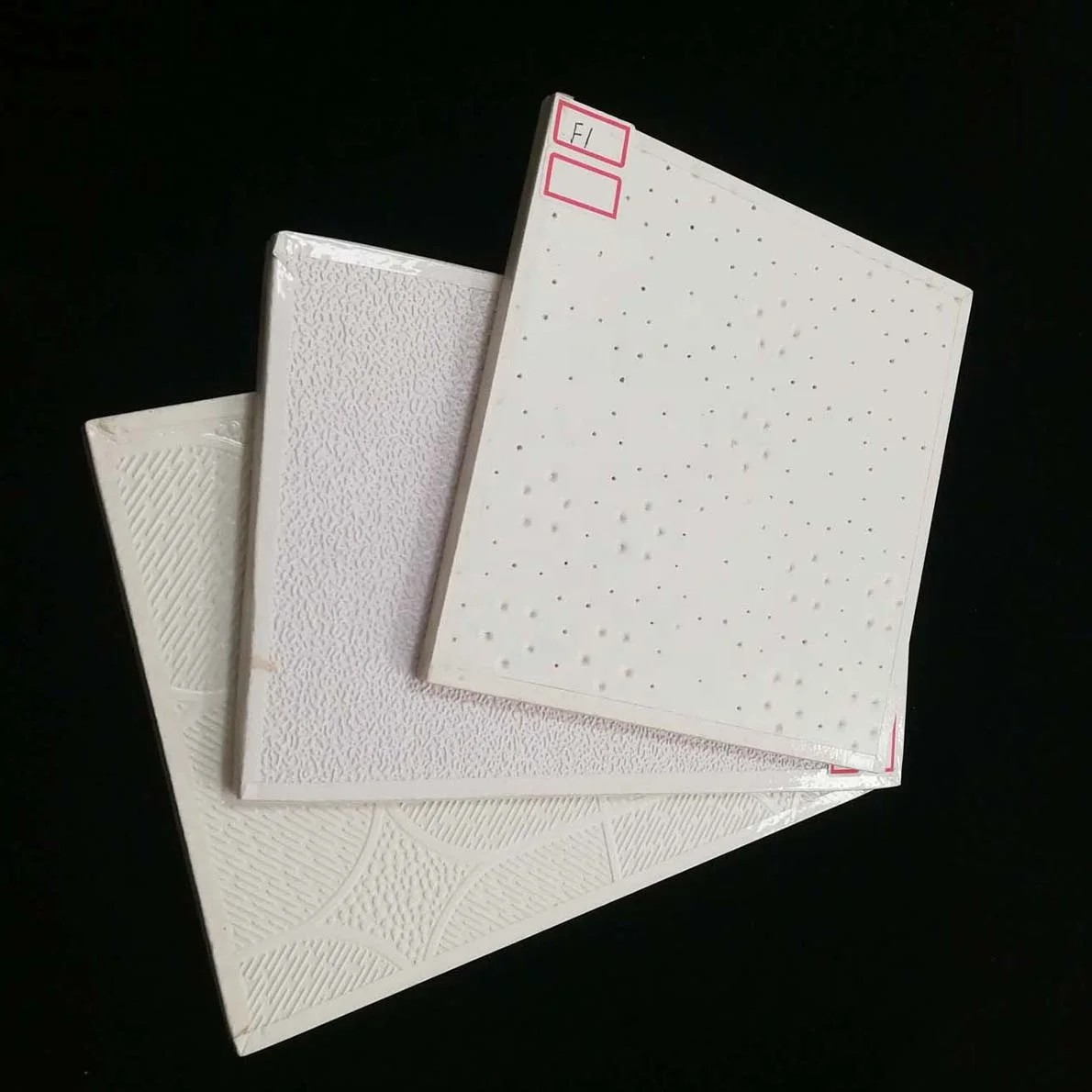 603x603x7mm gypsum suspended ceiling tiles