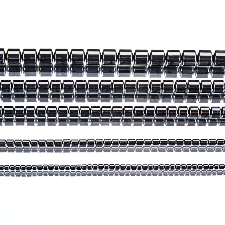 Оптовая продажа, гематитовые барабанные бусины, гематитовые бусины на заказ