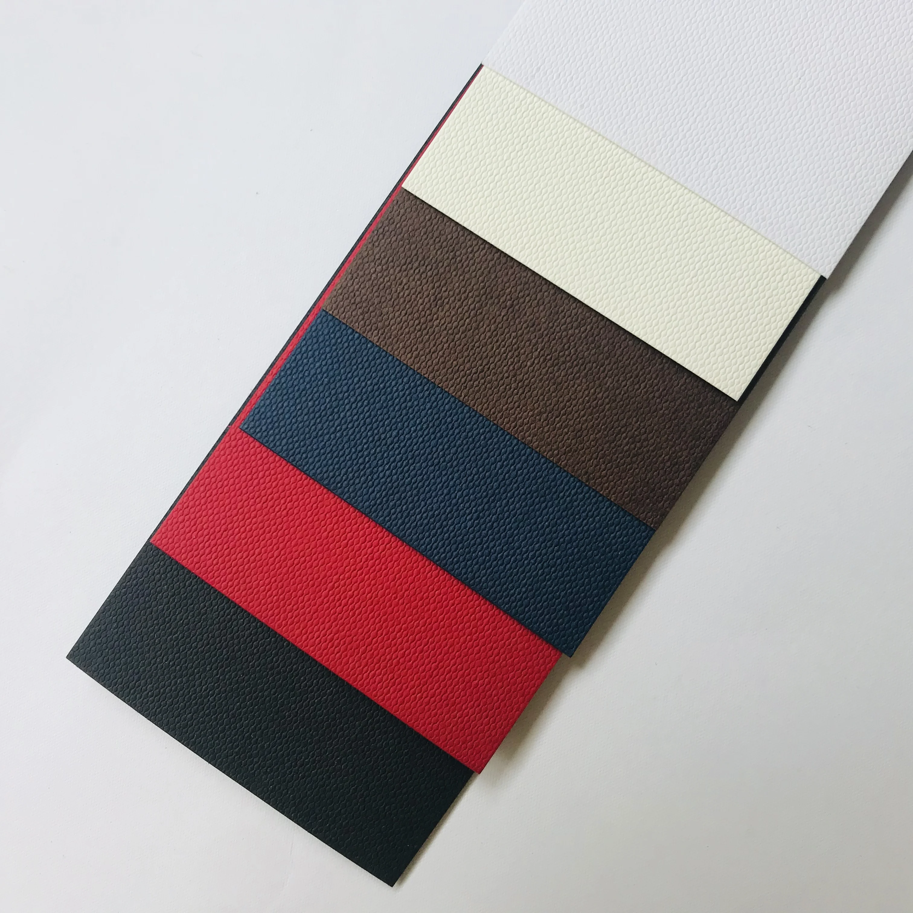 High Quality  Colourful Customized Patterns Texture Embossed Fancy white linen paper