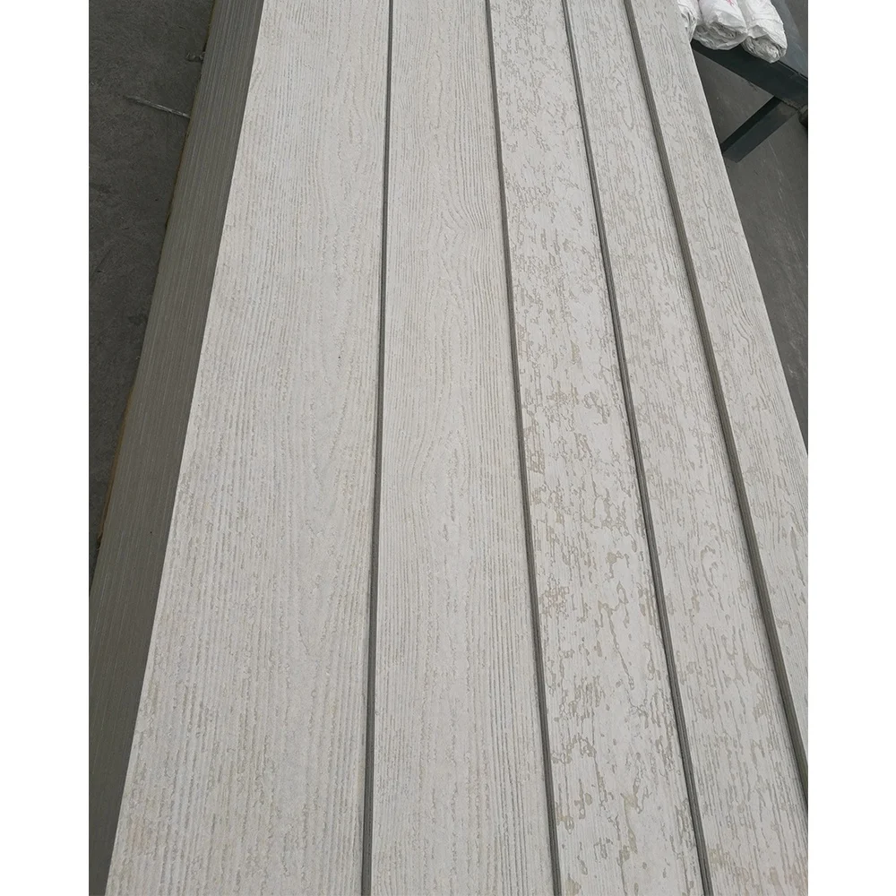 100% non-asbestos 200x3000mm timber grain cement board, Wood Grain Fiber Cement Siding Board For Exterior Wall Cladding