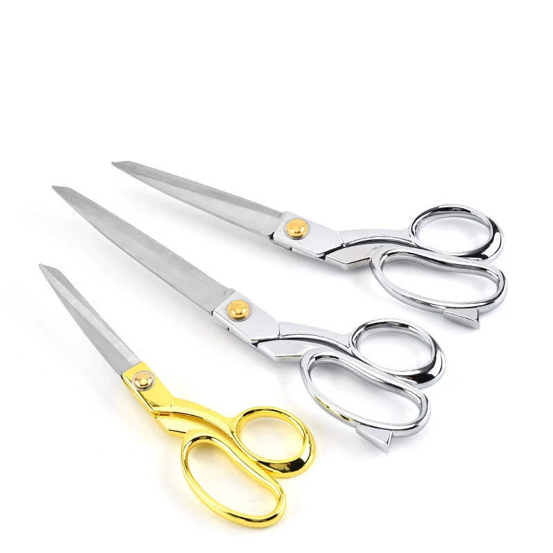 Wholesale Alloy Stainless Steel Household Sewing Scissors Tailor Scissors Metal Craft Scissors