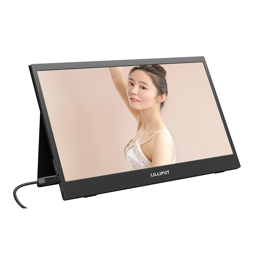 LILLIPUT 14 inch 1920*1080 Portable monitor with USB type c and HDMI for gaming monitor compatible with Switch PS4 Xbox