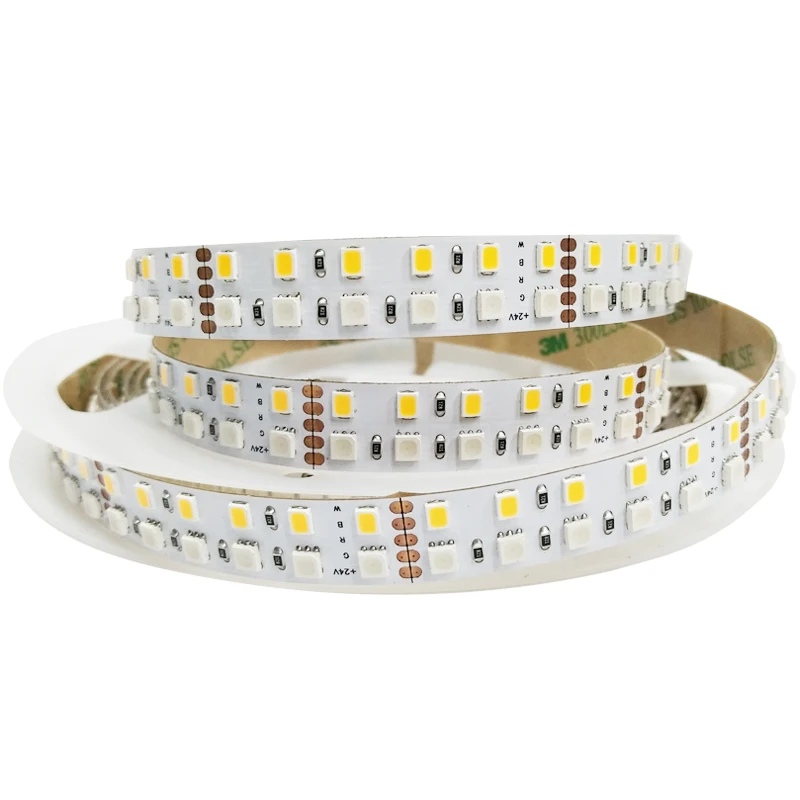 Rgb + w Светодиодная лента 5 м/рулон D 24 в smd 3838 2835 240 светодиодов/м гибкая