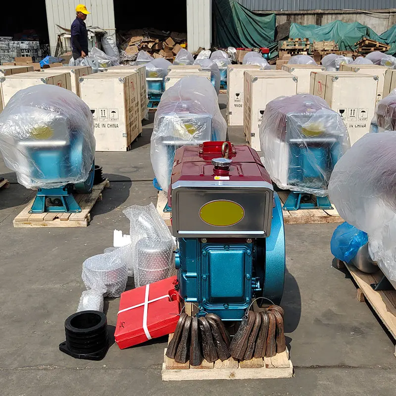 Высококачественный четырехтактный небольшой одноцилиндровый дизельный двигатель 12 л.с. Zr195 S195 Zs195 для сельскохозяйственной техники