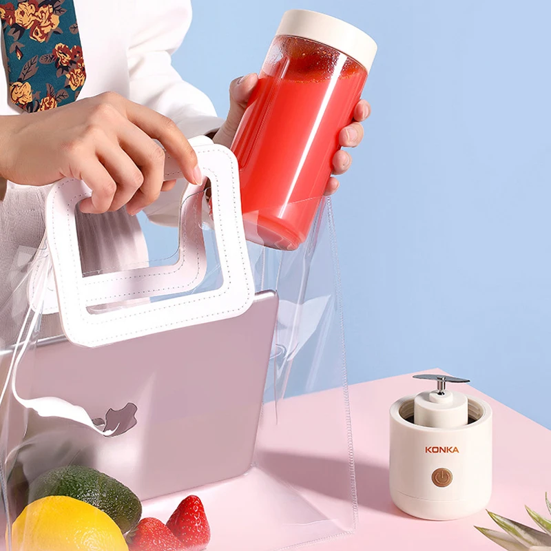 Konka portable juicer two leaf blade juice fast food juicer can let out my stuff package field