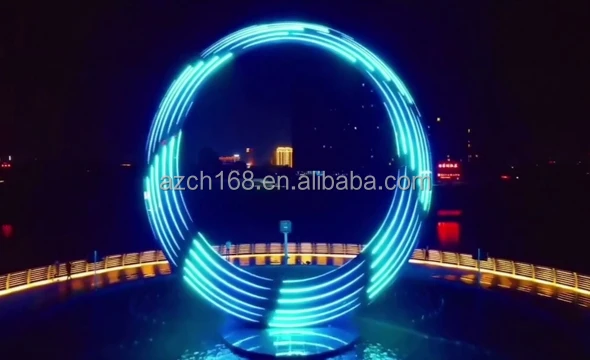 Скульптура Dream O фонтан водопада уличный декоративный китайский музыкальный танцевальный
