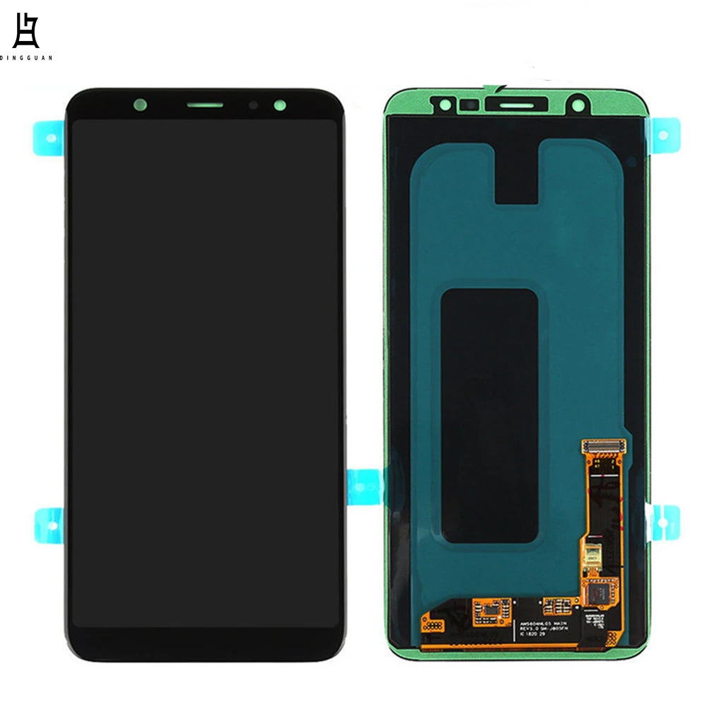 High quality AMOLED LCD for Samsung Galaxy A6 Plus A605 2018 Replacement A6+ LCD Display Touch Screen Digitizer Full Assembly