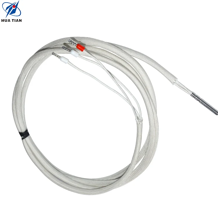 China Huatian CWC610301 PT100 compensation 3 wires class A pt100 temperature sensor for boiler