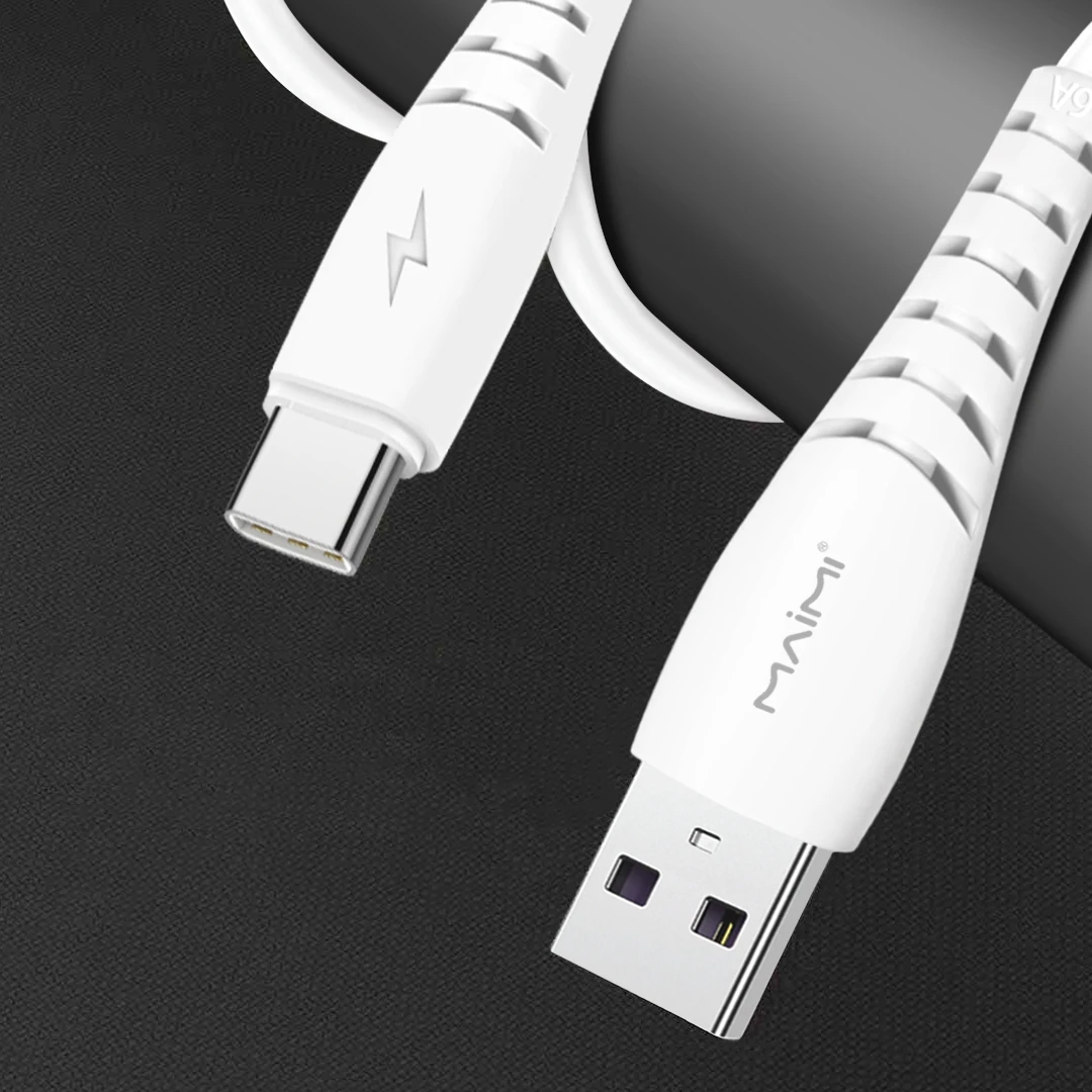 
Maimi X39 - Micro USB Cable 2m super soft 3A data charging cable for iPhone 