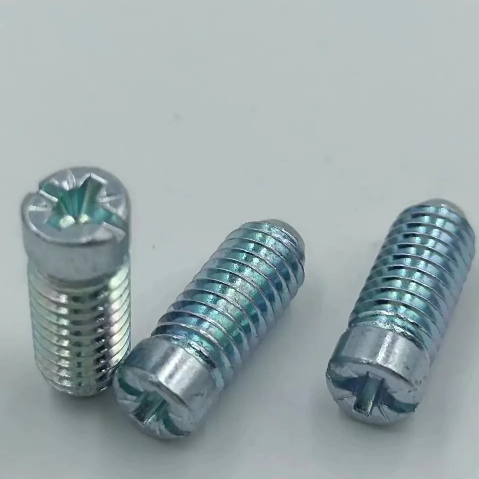 M6 Burnished Stainless Steel Flat Grub Screws Set Metal Socket Screw Hex Head Visseries Confirmat Screw Metric Measurement