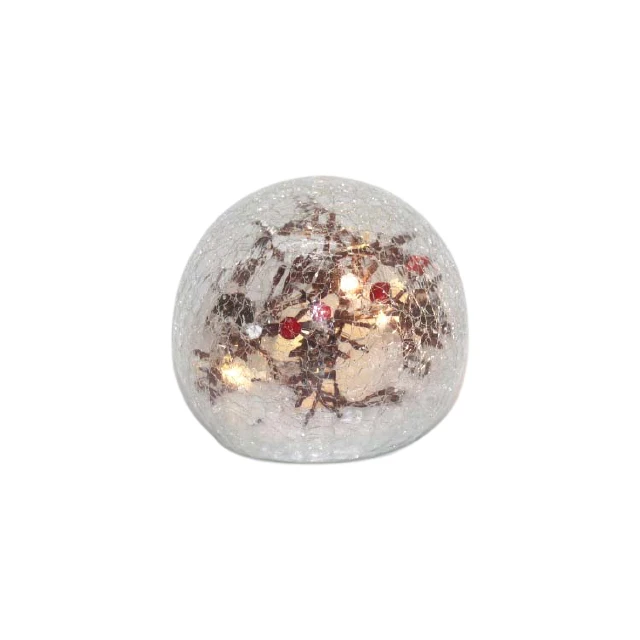 Круглые блестящие настольные украшения со стеклянным шариком 4,6 дюйма