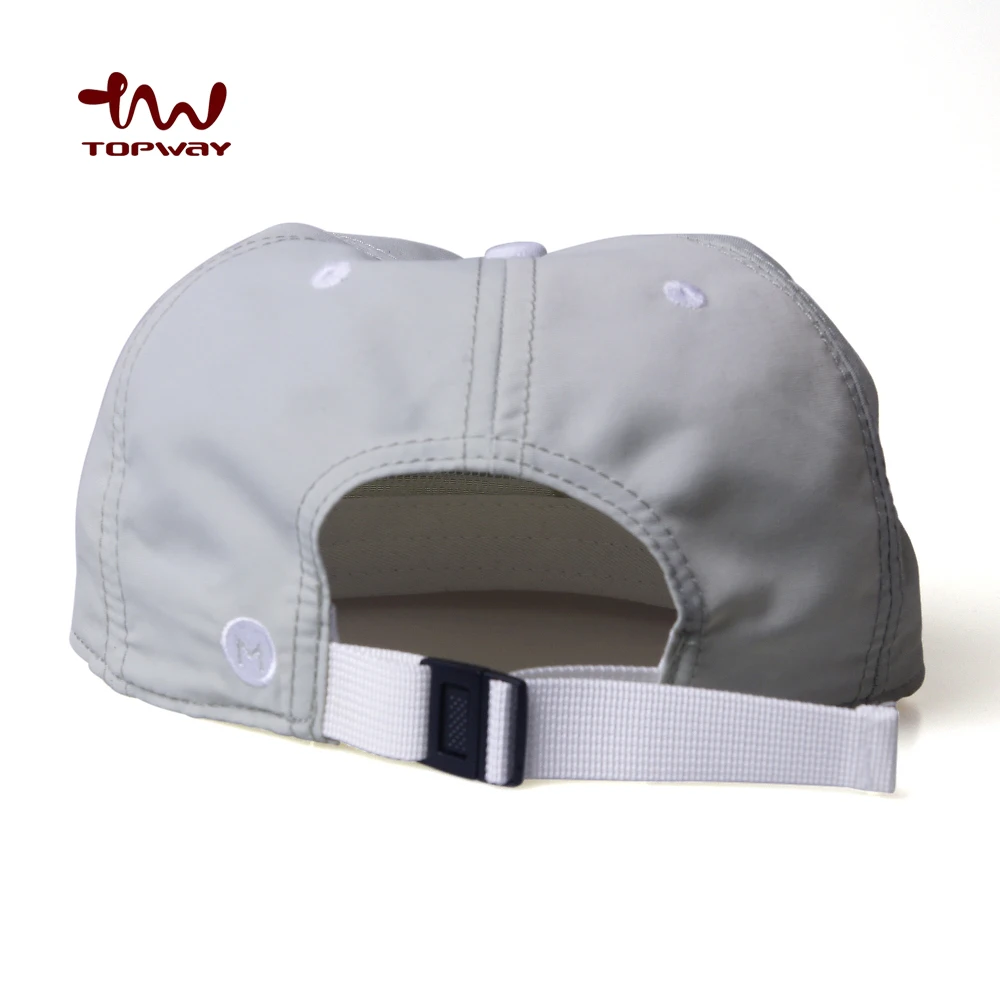 Custom Logo Quick Dry 5 Panel Flat Bill Snapback Cap Hats Manufacturer With Rope