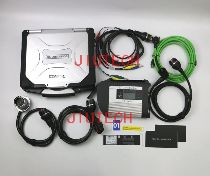  Полный комплект диагностики грузовика MB SD C4 Compact 4 с Panasonic CF30-диагностика Mercedes