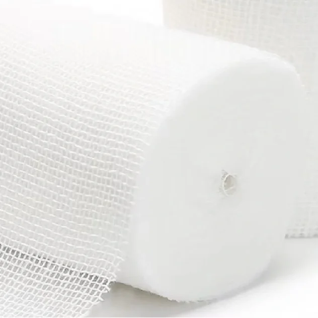 Medical First Aid Absorbent 100% Bleached Cotton Wool Gauze Roll with CE ISO