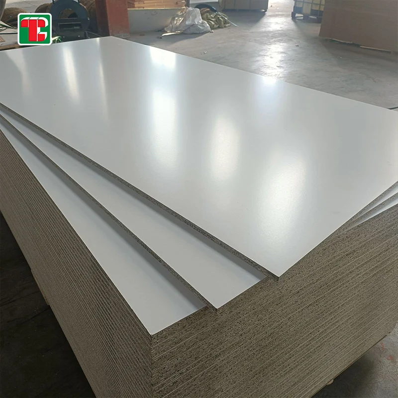 18Mm Melamine Block Board White Melamine Particle Board Carcass