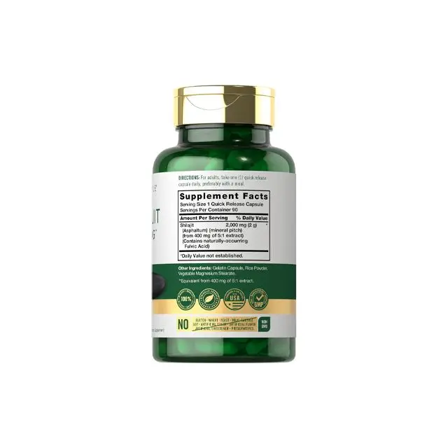 Капсулы Shilajit высокоэффективный экстракт из индийского Himalayas OEM/ODM