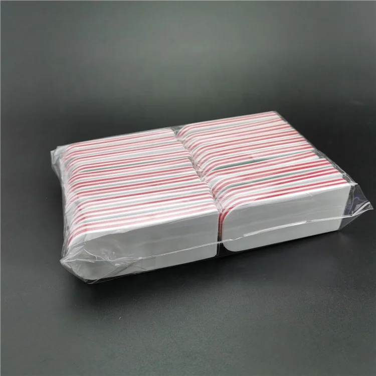 Double Sided Nail Shiner Custom Print Logo Nail Care Buffers Block for Acrylic Nails