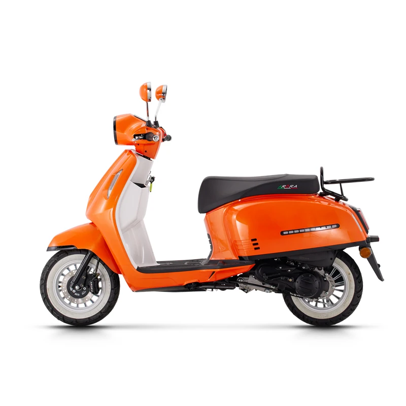 Заводская распродажа новый стиль газовые скутеры 50cc 4-тактный уличный Двухместный газовый мопед с воздушным охлаждением для взрослых