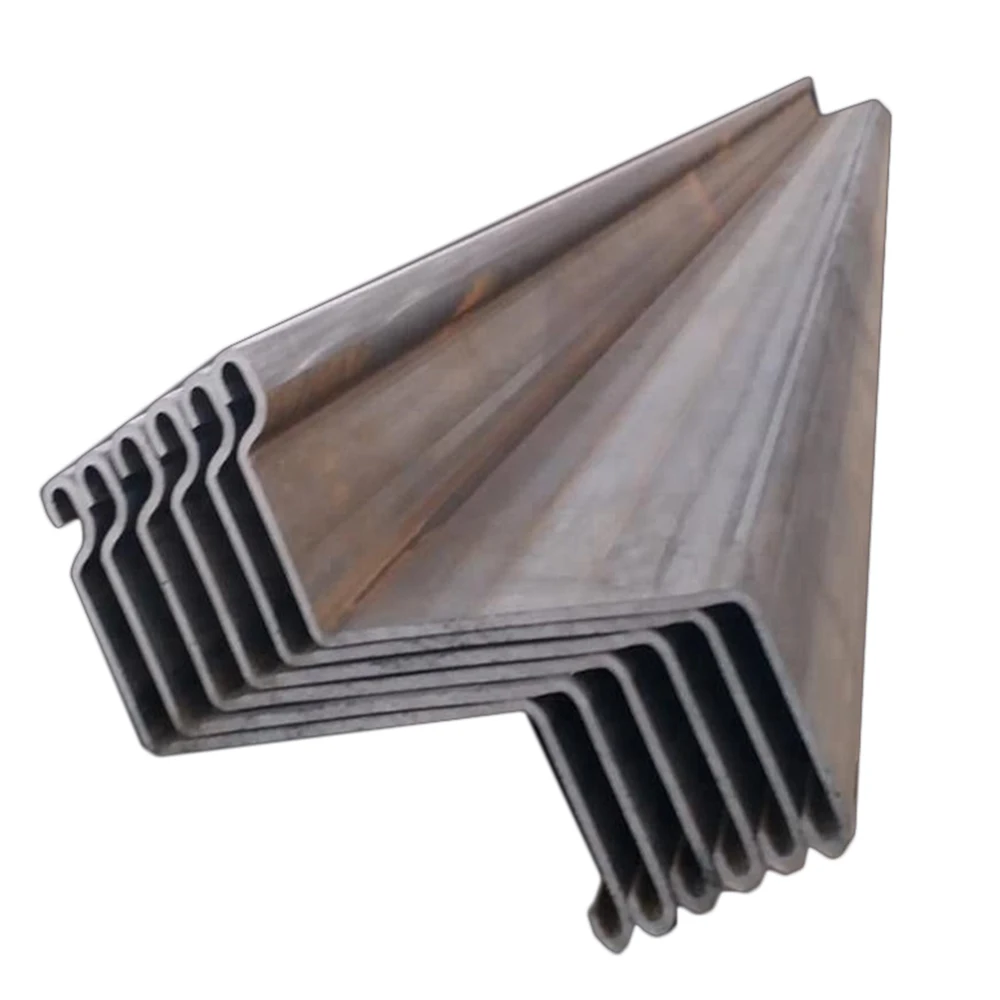 Hot sale 12m length cold formed z type steel sheet piling pile for water control solution