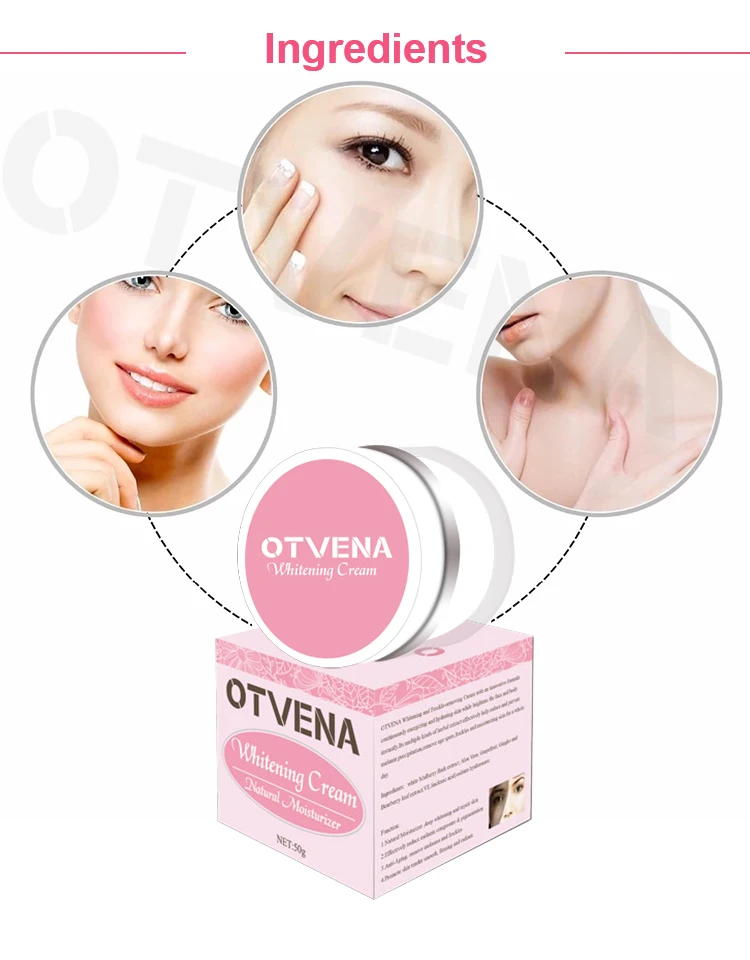 Best Korean Herbal Face Whitening Cream For Skin Lightening Anti Pigmentation With Aloe Vera