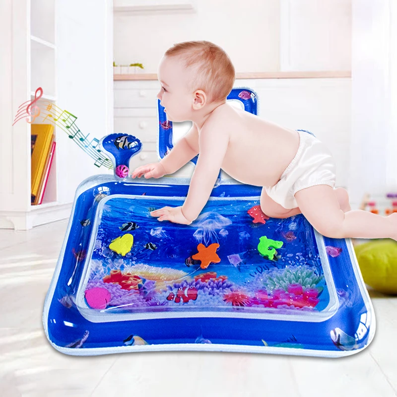 Новый привлекательный дизайн, детский водный игровой коврик, игрушки, надувной водный игровой коврик для детей