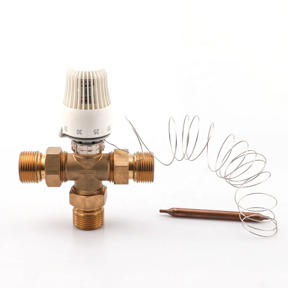 
24V electric thermostatic brass radiator valves 