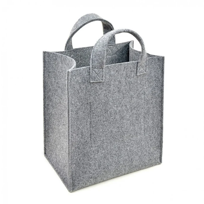 Китайский производитель, прочная цветная сумка-тоут из фетра ручной работы, женская сумка для отдыха, вместительная фетровая сумка для покупок