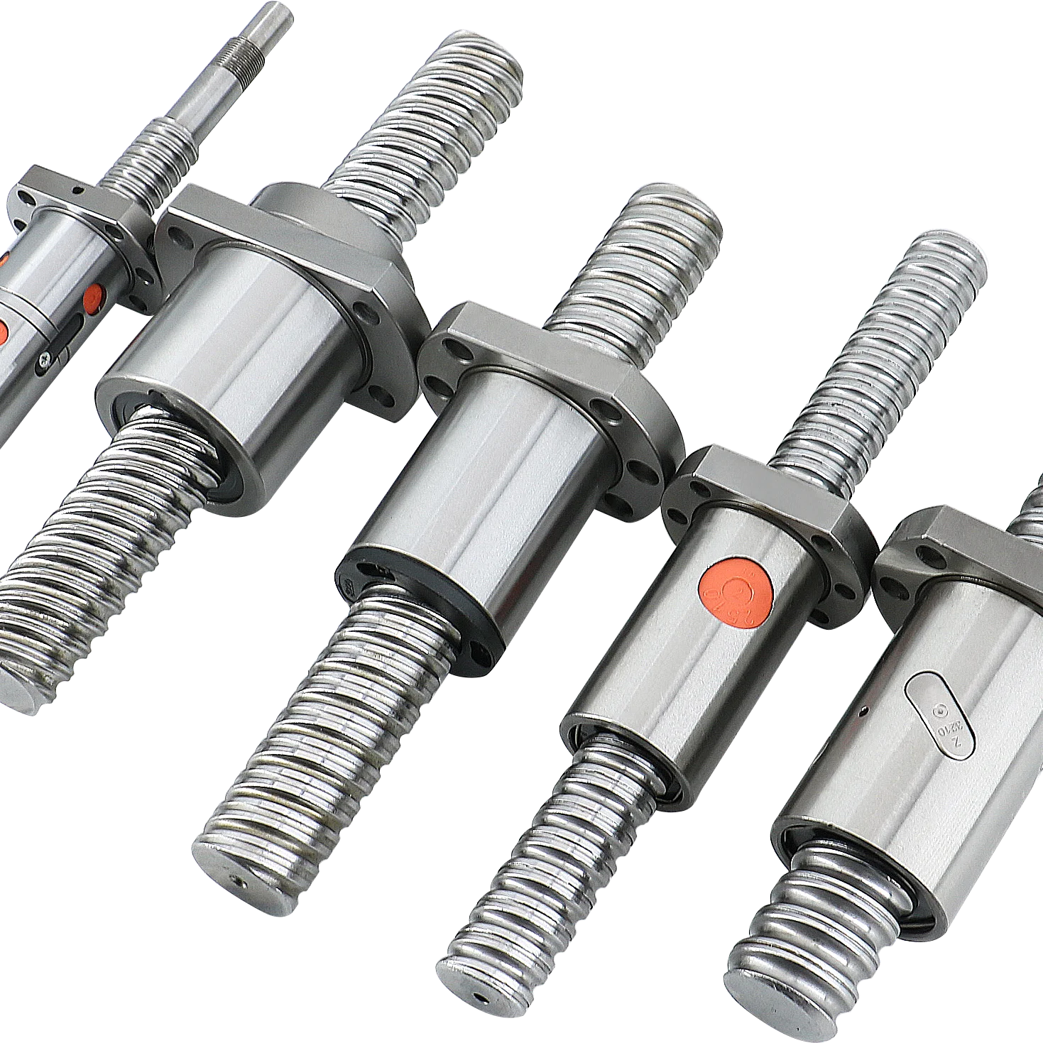 HLTNC Высокоточный шариковый винт с левой резьбой SFU 2005 с фланцевой шариковой гайкой для станка с ЧПУ шариковый винт