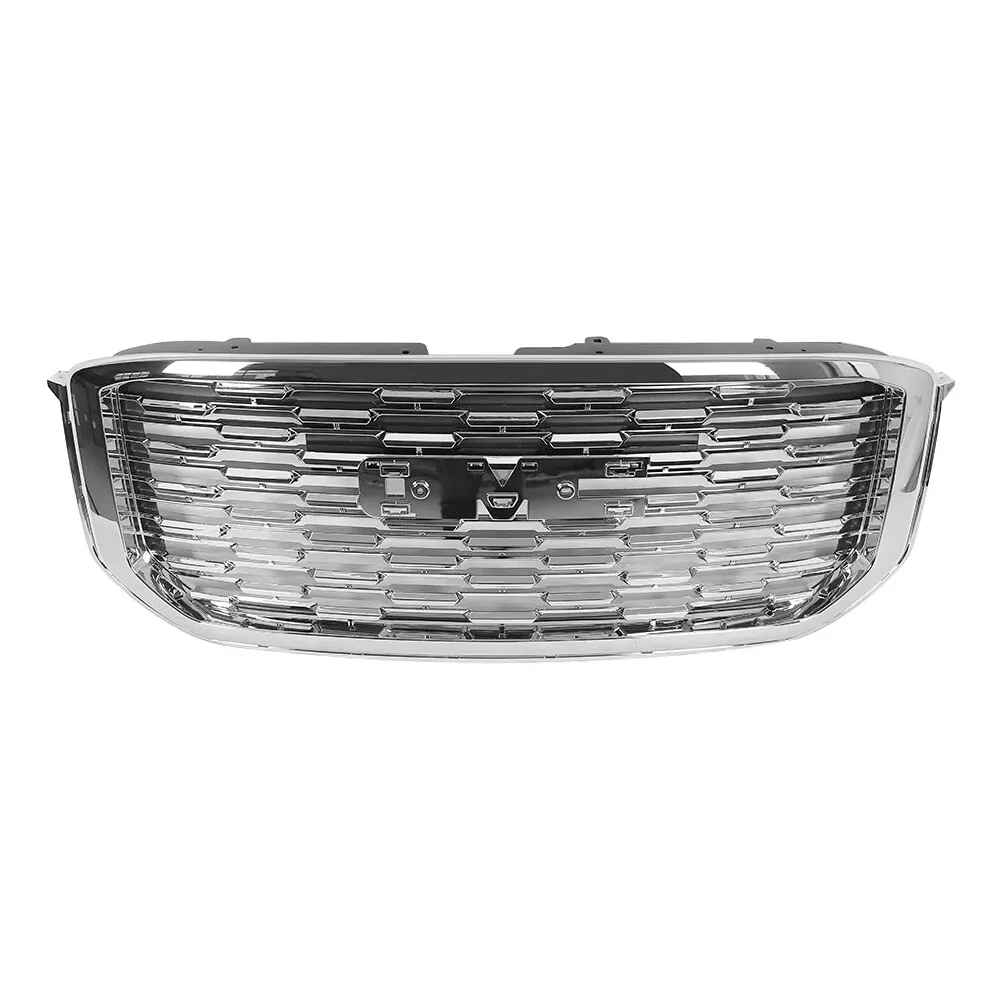 Flyingsohigh Front Upper Grille For 2015-2020 GMC Yukon/Yukon XL Denali chrome grid OE Replacement Auto Grill 84722260