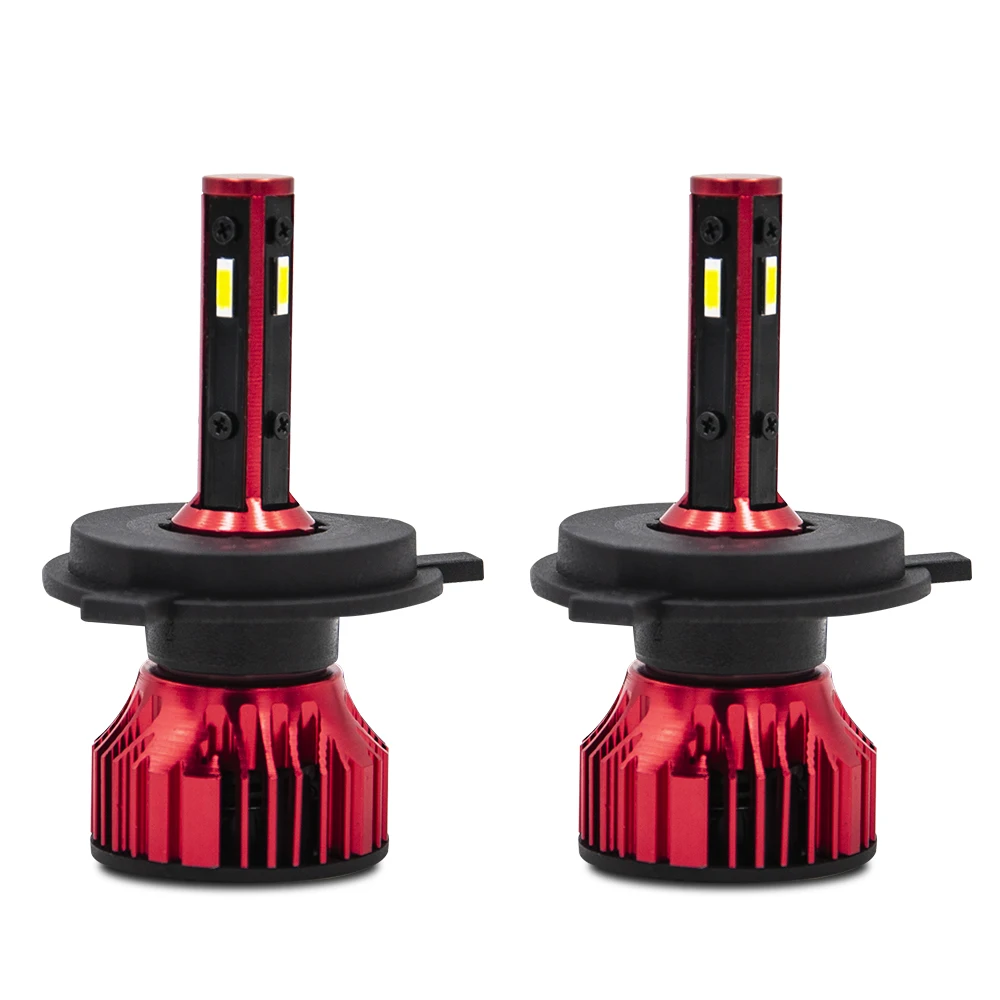 Auto Lighting System 4 side CSP Chip headlamp h13 9005 9006 h1 h3 h7 h11 led bulb  h4 car led headlights