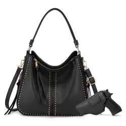 2021 unique vegan real genuine leather women  handbags holster hand bag sets