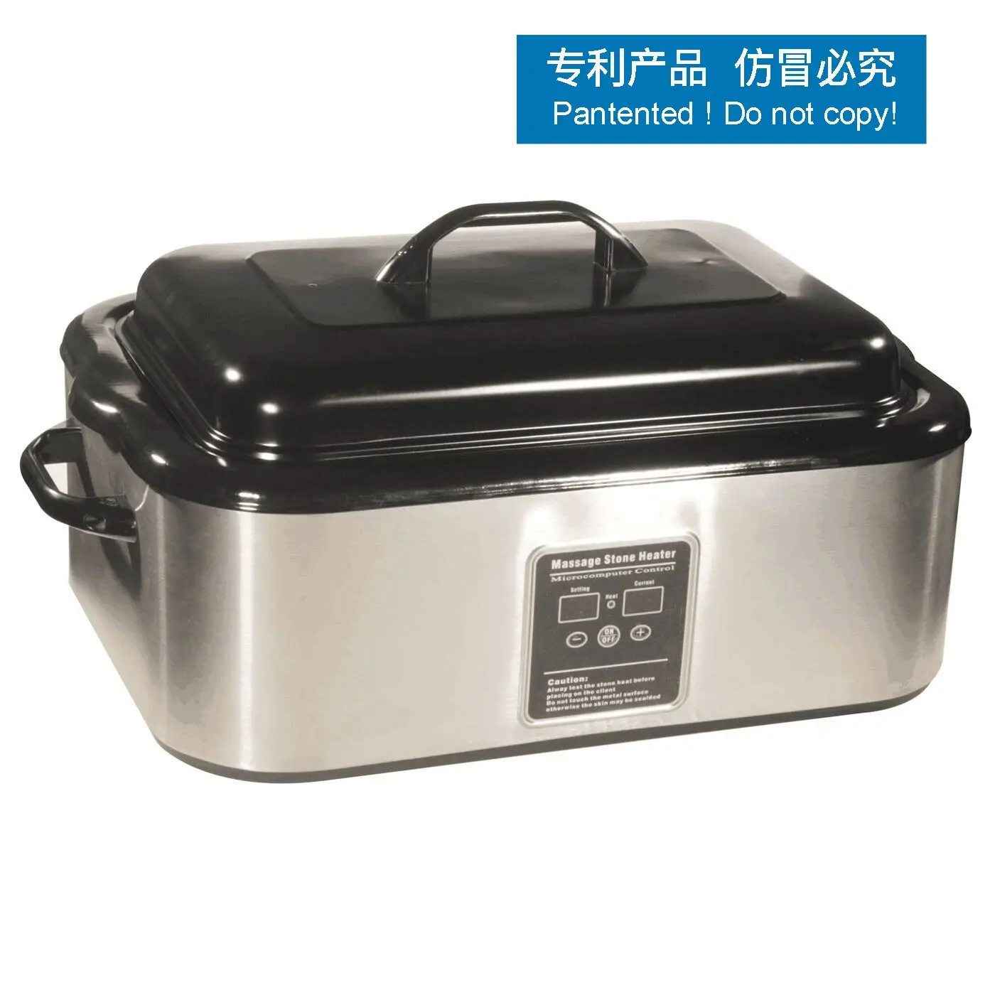 Manufacturer wholesale stainless steel shell 18 Quart Massage Stone Warmer Heater hot stone massage heater massage stone heaters