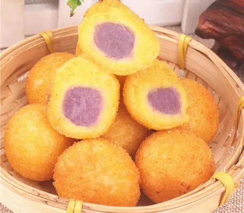 Wholesale  sweet potato balls chinese famous Frozen snacks Creative dessert Special creative nutrition breakfast