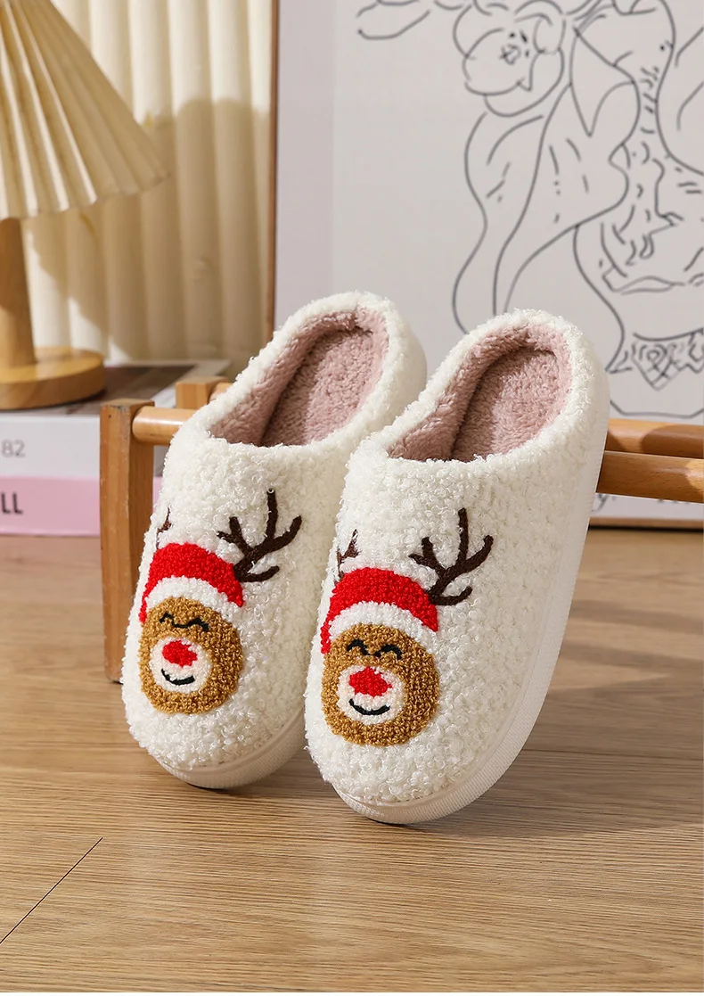 Stylish Cotton Fabric Indoor Slippers China Cotton Slippers For Women A Pair House Slippers