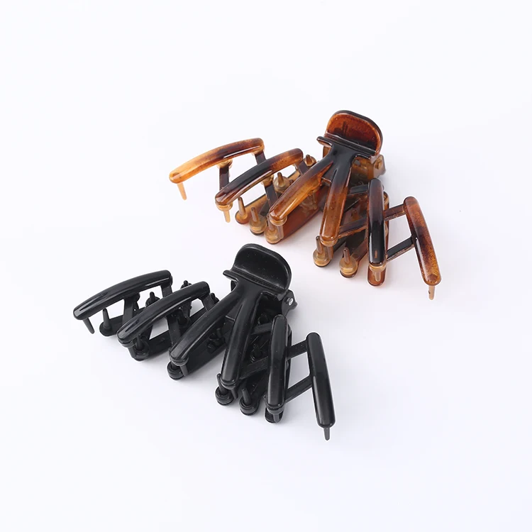 Taimeng 2023 new arrival fashion style spider hair accessories flexible plastic crab hair claw clips Stretch
