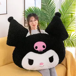 Kawaii Sanrio Plush Pillow Kuromi My Melody Cartoon Anime Doll Toys Soft Stuffed Plush Birthday Gift For kids