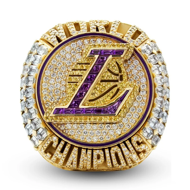 Custom Removable flip ring 2020 N-B-A Los Angeles Lakers LA James Replicated Basketball Championship Ring