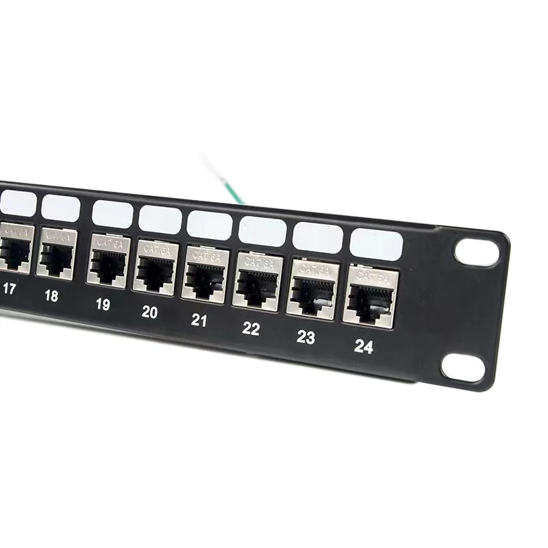  Экранированная распределительная рама CAT5/Cat6/Cat6a 24 порта патч-панель