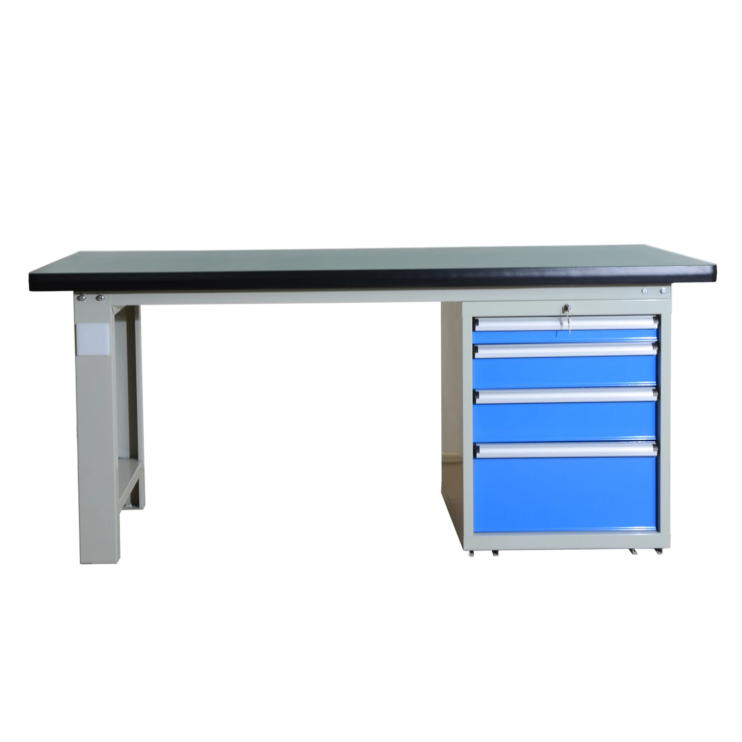 metal steel heavy duty workbench with tool cabinet 4 drawers mechanic tools cupboard for truck