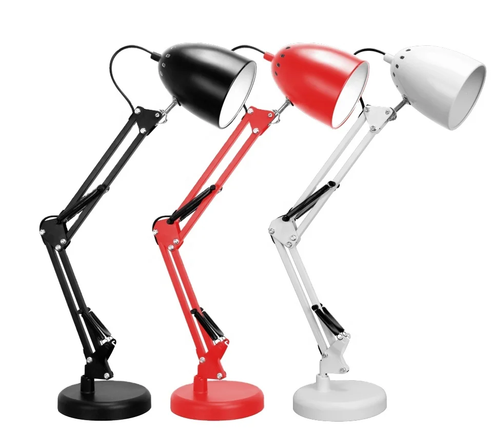 SML 800 series E27 Cheapest Classic Metal Desk Lamp Oem Foldable  Lighting Swing Arm for Home Office Work Study Reading