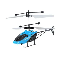 Gesture sensing 2 channel remote control flying toys hand induction helicopter