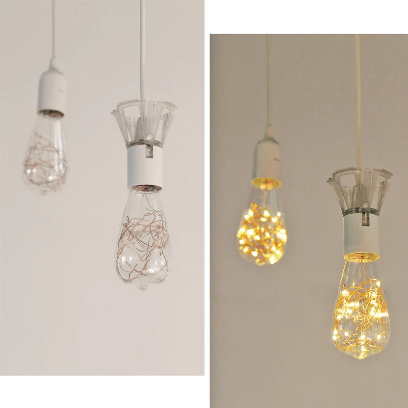 
LED Copper Lamp ST64 1.5W Brass Base Optional Screw E26/E27/B2 Tea Green Environmental Protection Energy Saving 