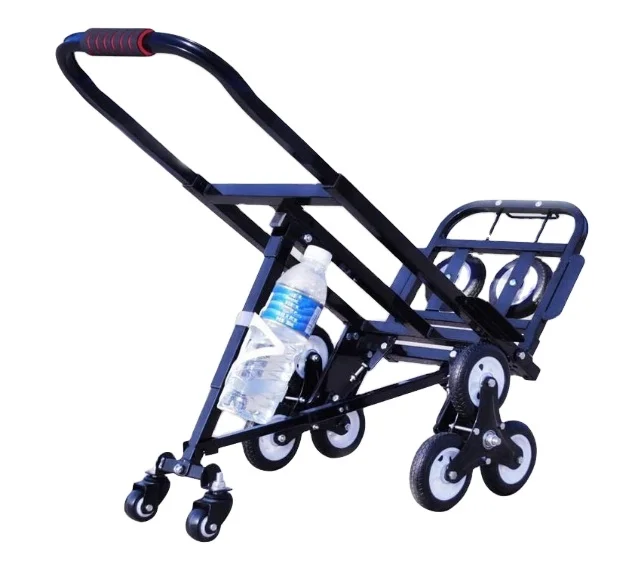 
Importing carbon steel folding portable stair climbing manual truck luggage cart, 400 LB capacity 