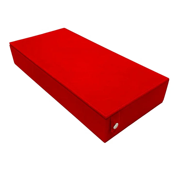 Custom Luxury Ladies Sunglass Storage Box 8PCS Sunglasses Fabric Case Velvet Sunglasses Tray