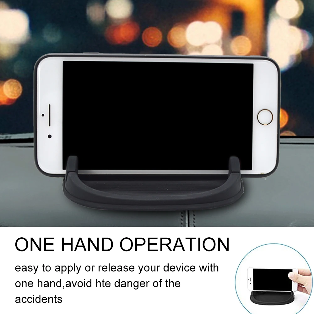 Автомобильный держатель для телефона, автомобильный держатель для телефона, силиконовая подставка для приборной панели, противоскользящий стабильный держатель для телефона