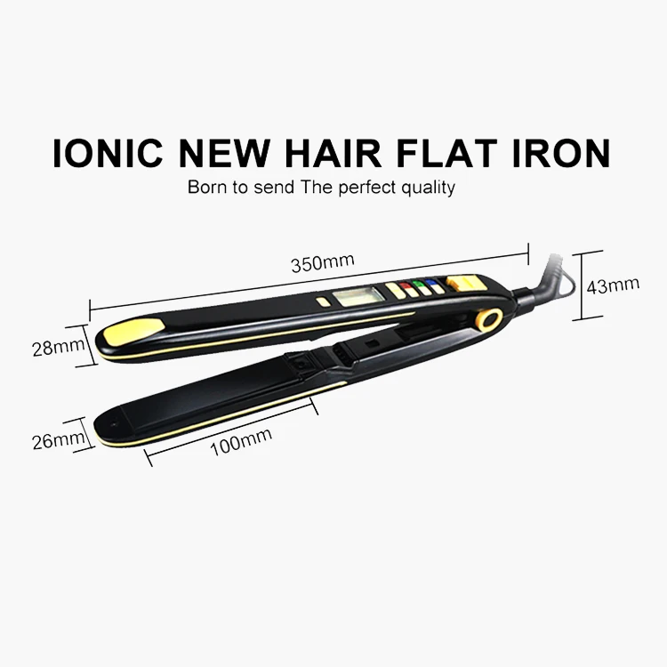 High Temp Straightener Hot Comb Hair Household Frizz Infared Infrared Steam Japanese Keratin Straightening Korean Lcd Brush